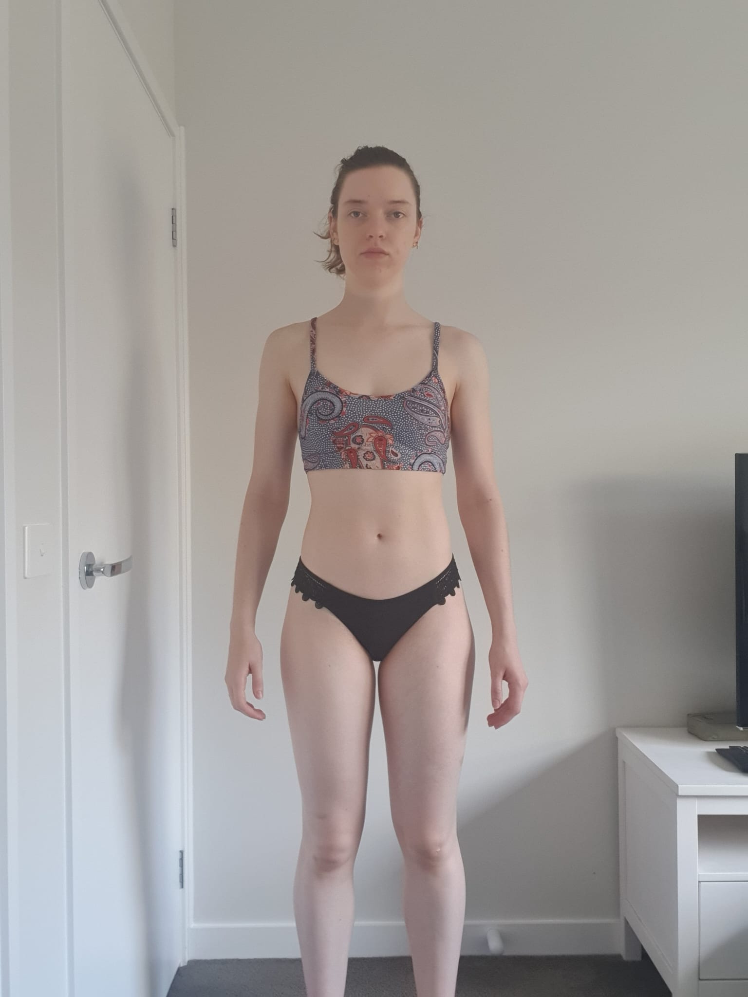 Miriam Diiren before rebuilding her health and strength
